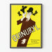 Plakat vintage z designem art déco Quinuryl