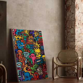 Plakat Pop Art - Świat Figur