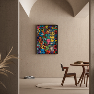 Plakat Pop Art - Świat Figur