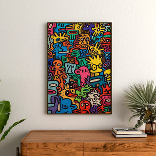 Plakat Pop Art - Świat Figur