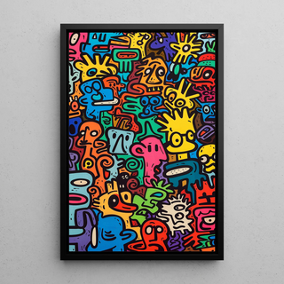 Plakat Pop Art - Świat Figur