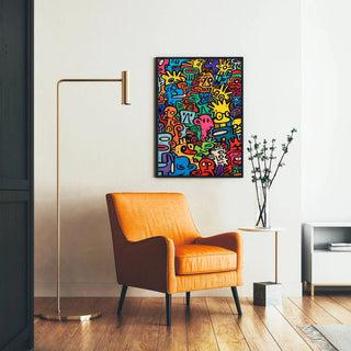 Plakat Pop Art - Świat Figur