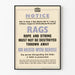Plakat Vintage Notice Rags 1942