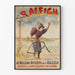 Plakat vintage rower Raleigh - Dekoracja ścienna retro