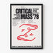 Plakat vintage Critical Mass '78 - wydarzenie z bezpieczną energią