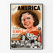 Plakat vintage Miss America z Shirley Temple