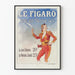 Vintage plakat Le Figaro z torreadorem z piórem