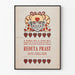 Plakat vintage Reduta Prasy dekoracyjny do sali teatralnej