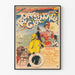 Plakat vintage regaty w Granville, dekoracja ścienna nautyczna