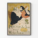 Wintage plakat „Reine de Joie” autorstwa Victora Joze do dekoracji ściennej