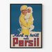 Plakat vintage Persil dla niemowląt i mamy zimą