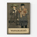Plakat z wyprzedażą odświeżającą Wanamaker's Vintage