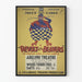Plakat teatralny vintage Poznaj Szefa Powstanie Bobrów