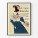 Plakat vintage La Revue Blanche do dekoracji ściennej