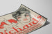 Plakat vintage Richards Grill z portretem kobiety i muzyków — widok dzieła