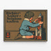 Vintage plakat Richter's Anker Steinbaukasten - Dekoracja ścienna dla dzieci — oprawiony obraz na ścianie