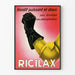 Plakat vintage Ricilax do dekoracji ściennej, mocny i delikatny