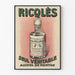 Plakat vintage Ricqlès Miętowy Alkohol – Retro dekoracja ścienna