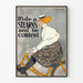 Plakat vintage reklamowy Ride a Stearns autorstwa Edwarda Penfielda