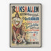 Plakat Vintage Rijks Hallen Muzyka i Spektakle