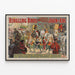 Plakat vintage Ringling Bros Spektakl Joanny d'Arc — oprawiony obraz na ścianie