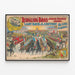 Plakat vintage Ringling Bros Największe Pokazy Świata — oprawiony obraz na ścianie