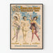 Plakat vintage Ringling Bros - Gwiazdy kobiecej akrobacji powietrznej