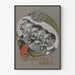 Plakat vintage z portretami braci Ringling Bros.