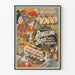 Plakat vintage Ringling Bros Największe Pokazy Świata