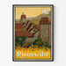 Plakat Vintage Riquewihr Wieś Elsaska