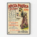 Wintage plakat Rivista Politica e Letteraria Roma do eleganckiej dekoracji ściennej