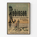Plakat vintage Robinson Crusoe tłumaczenie niemieckie Böttger