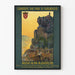 Plakat vintage Rocamadour - Wycieczki samochodowe Haut-Quercy i Bas-Limousin
