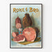 Plakat vintage Rohe & Bro. Wędliny wysokiej jakości