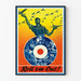 Plakat Vintage Roll'em Out - Dekoracja Ścienna Retro Samoloty i Przemysł