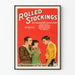 Plakat vintage filmowy Rajstopy na rolce - Dekoracja ścienna kino retro