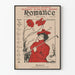 Plakat vintage Kolejowa romansowa edycja - Ilustracja kobieca wrzesień