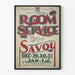 Plakat vintage dekoracja ścienna teatr Room Service