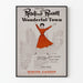 Plakat Vintage Cudowne Miasto z Rosalind Russell