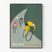 Plakat vintage wyścigu rowerowego Komitet Przyjaźni Ryukyuńsko-Amerykańskiej