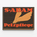Plakat vintage S.ADAM pielęgnacja futer - Graficzna dekoracja ścienna — oprawiony obraz na ścianie