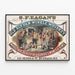Plakat dekoracyjny Old Rip Van Winkle Whiskey S.F. Eagan’s Buffalo — oprawiony obraz na ścianie