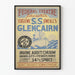 Plakat vintage Teatr Glencairn autorstwa Eugène S.S. O'Neill