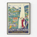 Plakat vintage Saint-Nectaire Casino Auvergne Golf Station du Rein