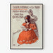 Plakat vintage Salon Narodowy Mody Palais des Beaux Arts