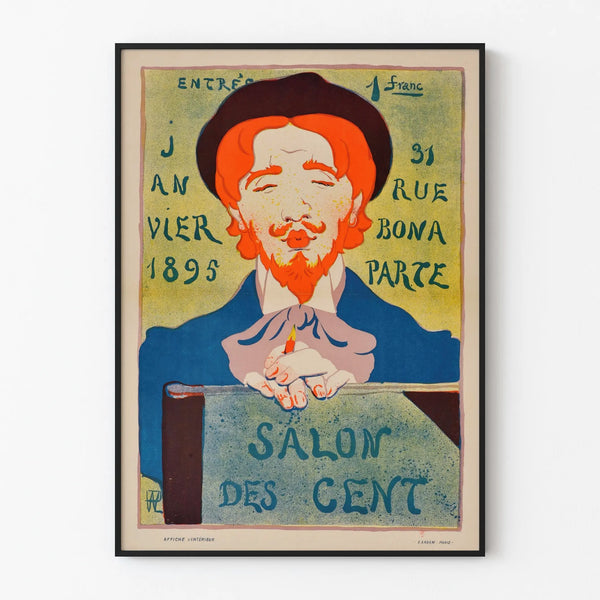 Plakat Vintage Salon des Cent 1895 - Dekoracja Ścienna Retro