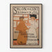 Plakat Salon des Cent - Wystawa zbiorcza luty 1896