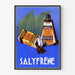 Plakat vintage Salyfrène - Retro medyczna dekoracja ścienna