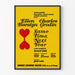 Plakat teatralny Same Time Next Year - Estetyka vintage i elegancka typografia
