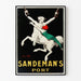 Vintageowy plakat Sandeman's Port - Elegancka i retro dekoracja ścienna